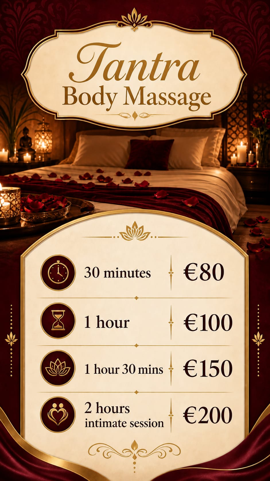 Duyusal Erotik Tantra Masajı